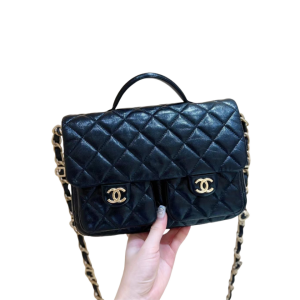 CHANEL 香奈儿  24A 高级手工坊系列 单肩斜挎手提邮差包