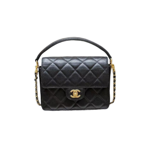 CHANEL 香奈儿  24K 秋冬系列 Haas鱼子酱小牛皮手柄口盖包