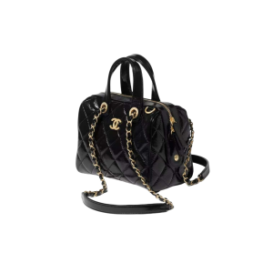 CHANEL 香奈儿 25A 高级手工坊 胎牛皮单肩手提保龄球包