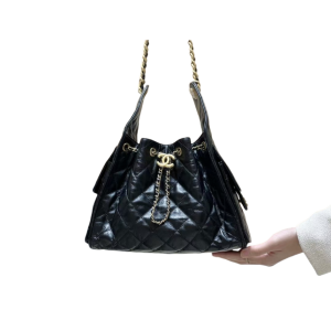 CHANEL 香奈儿 25C  Onda Verde油蜡小牛皮 腋下单肩包